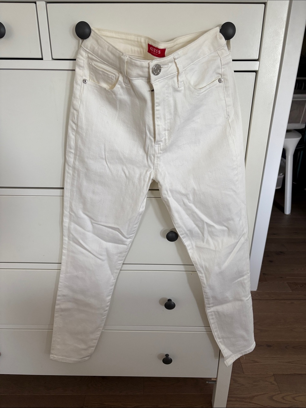 GUESS White Skinny Jeans for Women